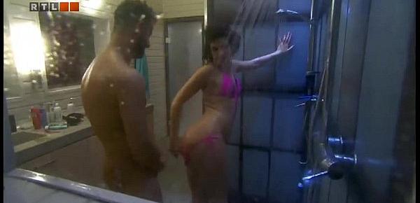  Reality Show - VV Hungary - Dennis and Fanni sex in the shower 2